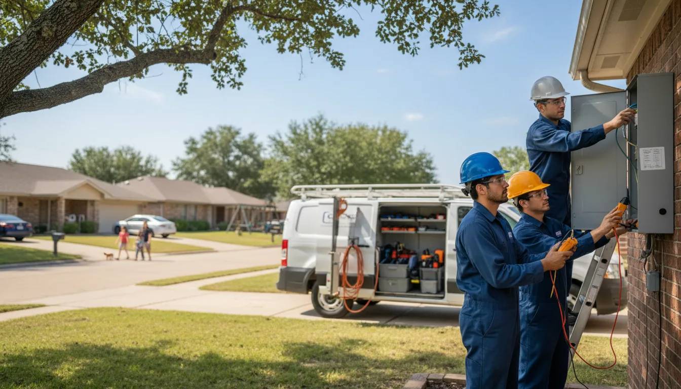Certified electrician providing emergency electrical services in Chesapeake, VA